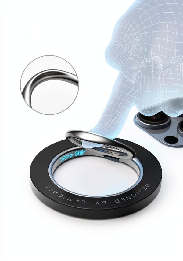 Lamicall Magnetic Phone Ring Holder for iPhone-2