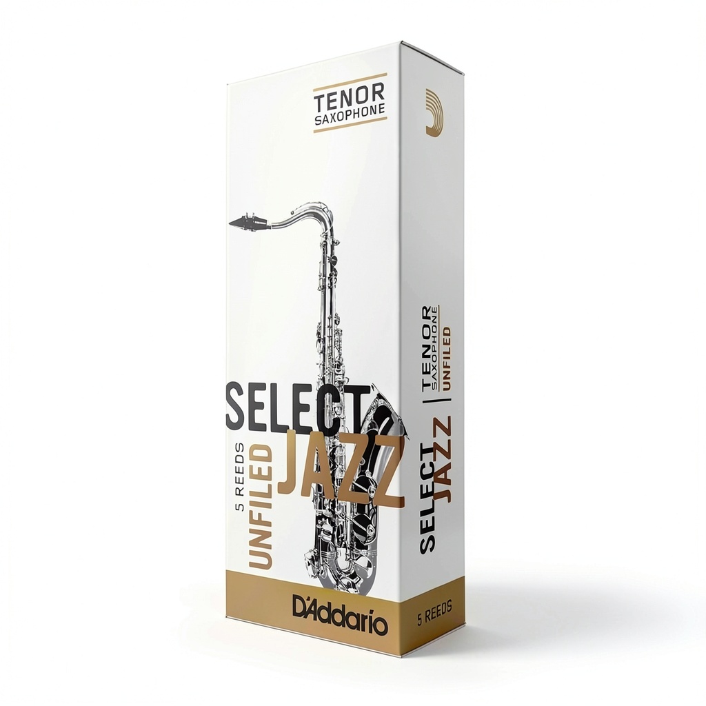 Installing DAddario Tenor Saxophone Reeds Musical Instruments on a wooden desk