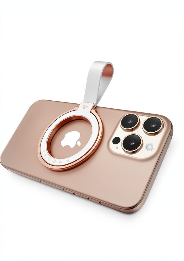 Andobil MagSafe Phone Grip Stand Leather Brown-3