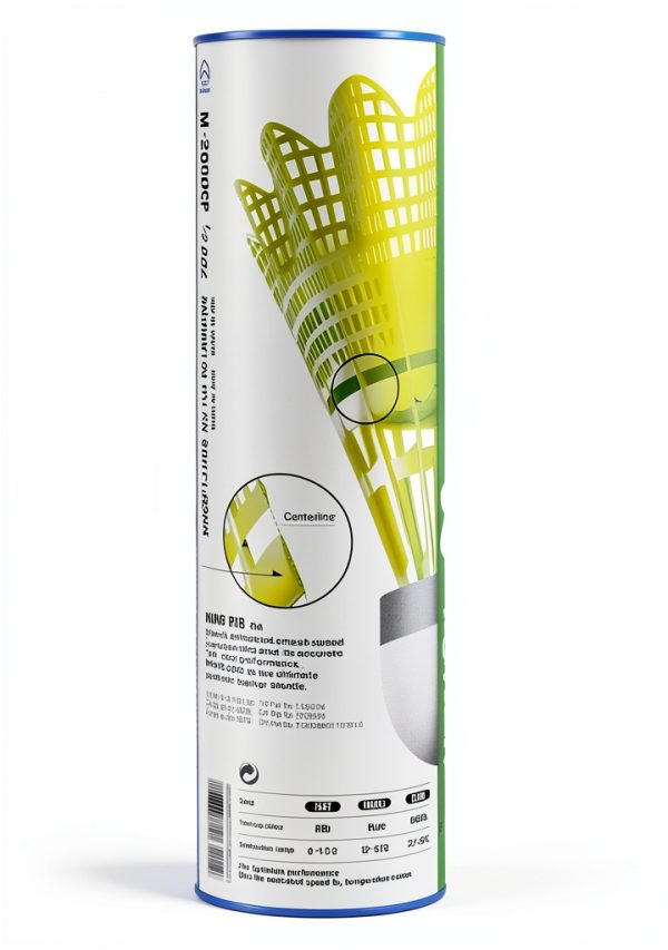 Yonex Badminton Shuttlecocks Nylon Feather Yellow-2
