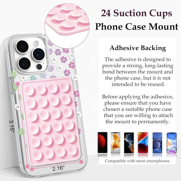 Anteel Silicone Suction Phone Case Mount LvShuLiangPin Cell-5