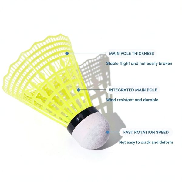 ZIYIZE Nylon Badminton Shuttlecocks for Beginners-4
