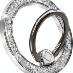 Mentins Magnetic Phone Ring Grip Silver Ergonomic-0