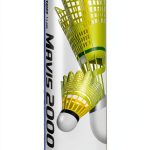 Yonex Badminton Shuttlecocks Nylon Feather Yellow-0