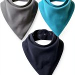 Adult Drooling Bibs Unisex Large Blue Grey Royal-0