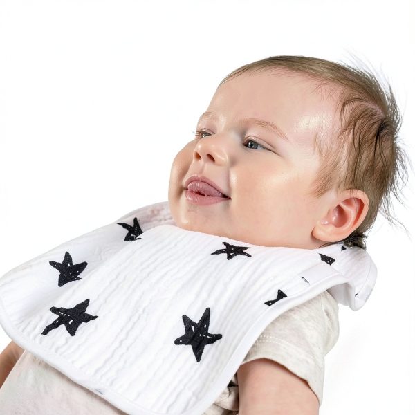 Gerber Muslin Baby Drool Bibs 8 Pack Absorbent Unisex-2