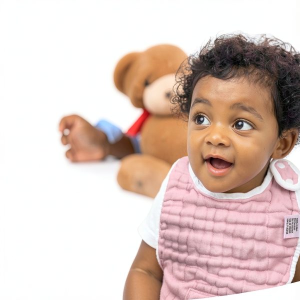 MUKIN Baby Drooling Bibs Soft Muslin Cotton-4