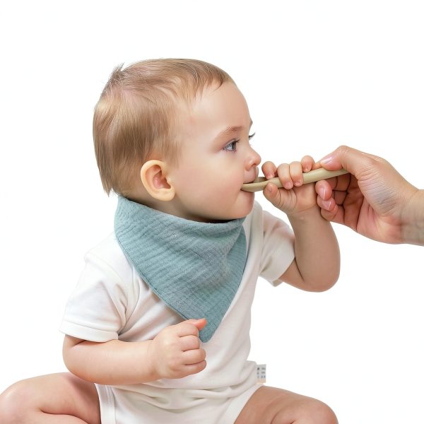 Pure Cotton Baby Bibs for Unisex-Baby by PurlHaven-1