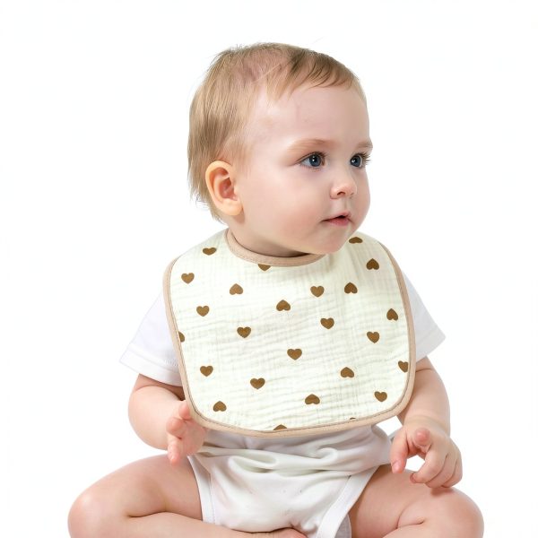 Waterproof Baby Bibs BrandX Unisex Muslin Design-5