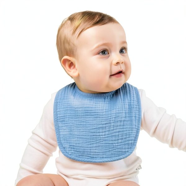Bearmoss Baby Muslin Bibs 100% Cotton Soft Drool-3