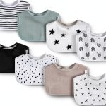 Gerber Muslin Baby Drool Bibs 8 Pack Absorbent Unisex-0