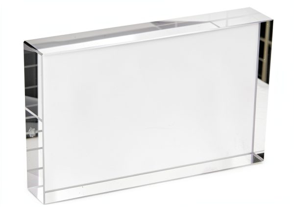 Clear Glass Rectangular Block 115x65x20mm United Scientific Supplies-0