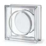 Alpha Glass Block 8x8x3 Seves Circular Design 45 Minute Fire Rating-0