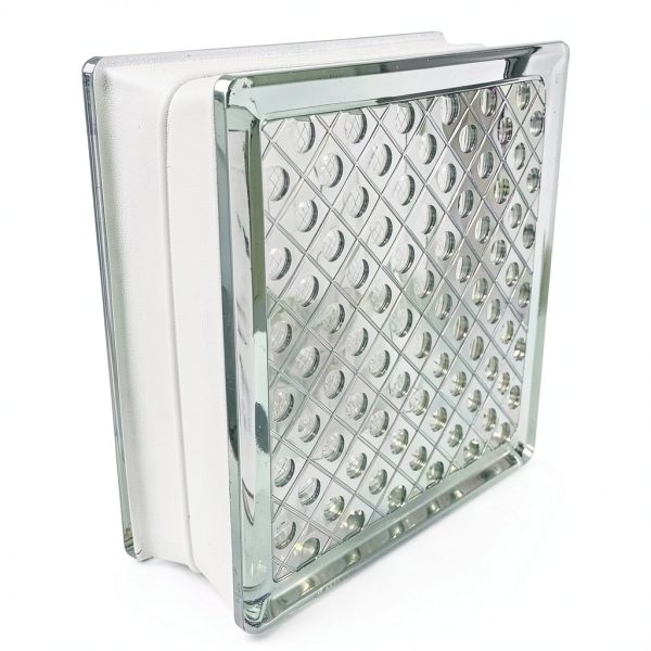 Diamond Glass Block 8x8x3 by Seves 45 Min Fire Rating 75% Transmission-4