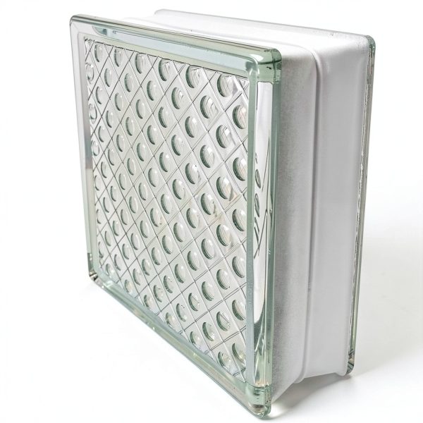 Diamond Glass Block 8x8x3 by Seves 45 Min Fire Rating 75% Transmission-2