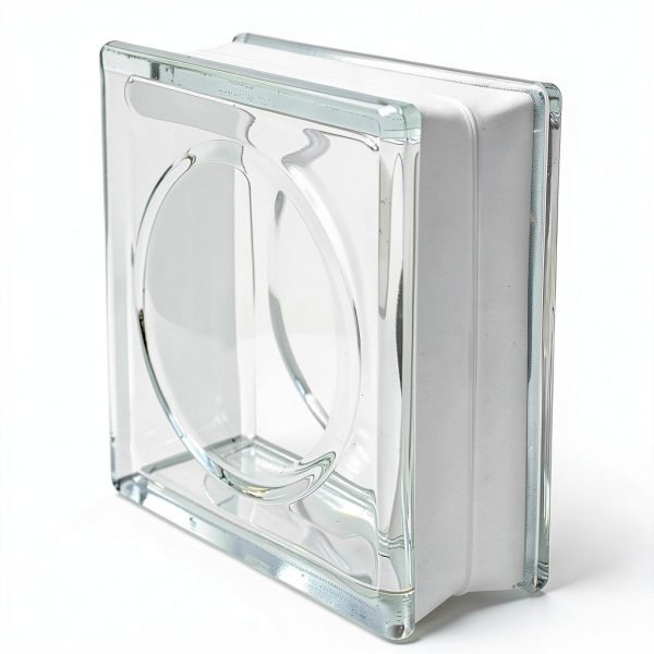 Alpha Glass Block 8x8x3 Seves Circular Design 45 Minute Fire Rating-8