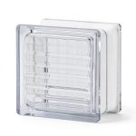 Argus Glass Block 6x6x4 Seves Glass Block Heavy Duty 4lb Construction-0