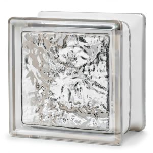 Cortina Glass Block 6x6x4 Seves – Frozen Ice Pattern, 45 Minute Fire-0